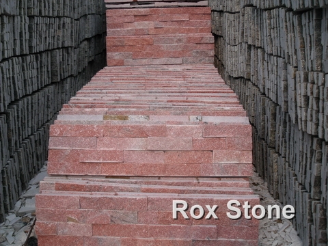 RED Quartzite Cultured Stone Wall Stone