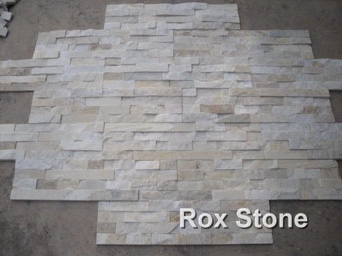White Quartzite cultured stone package