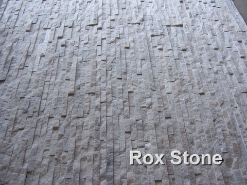 Natural White Quartzite ledge wall stone