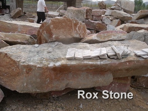 red quartzite quarry